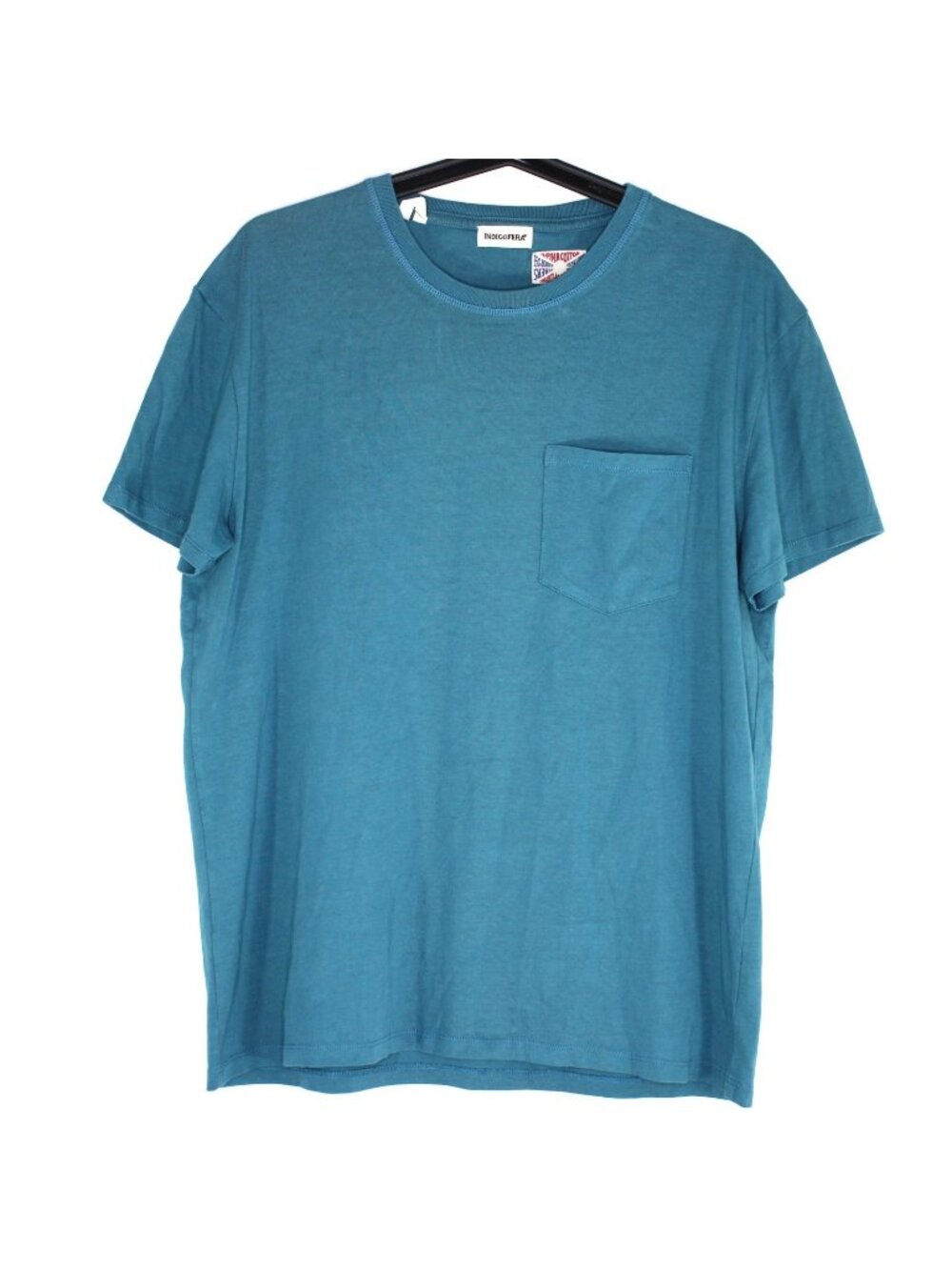 Indigofera Mens Medium Wilson 50s Esque Pocket T-Shirt Z1